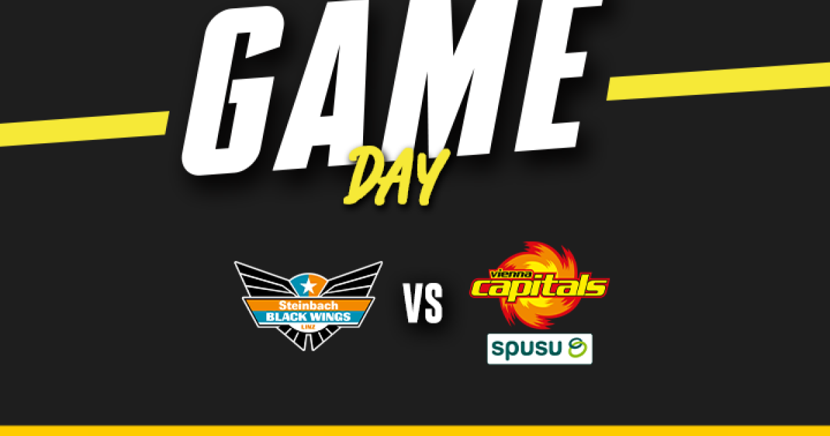 TODAY 7:15 p.m. | Black Wings Linz – spusu Vienna Capitals