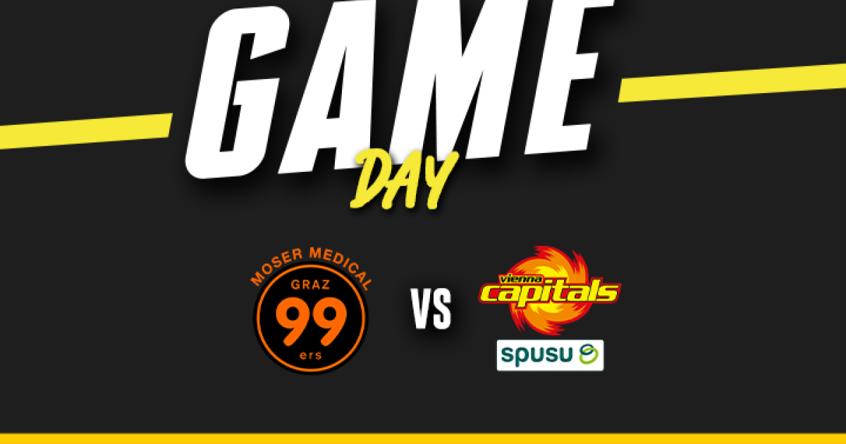 TODAY 5:30 p.m. | Graz99ers – spusu Vienna Capitals